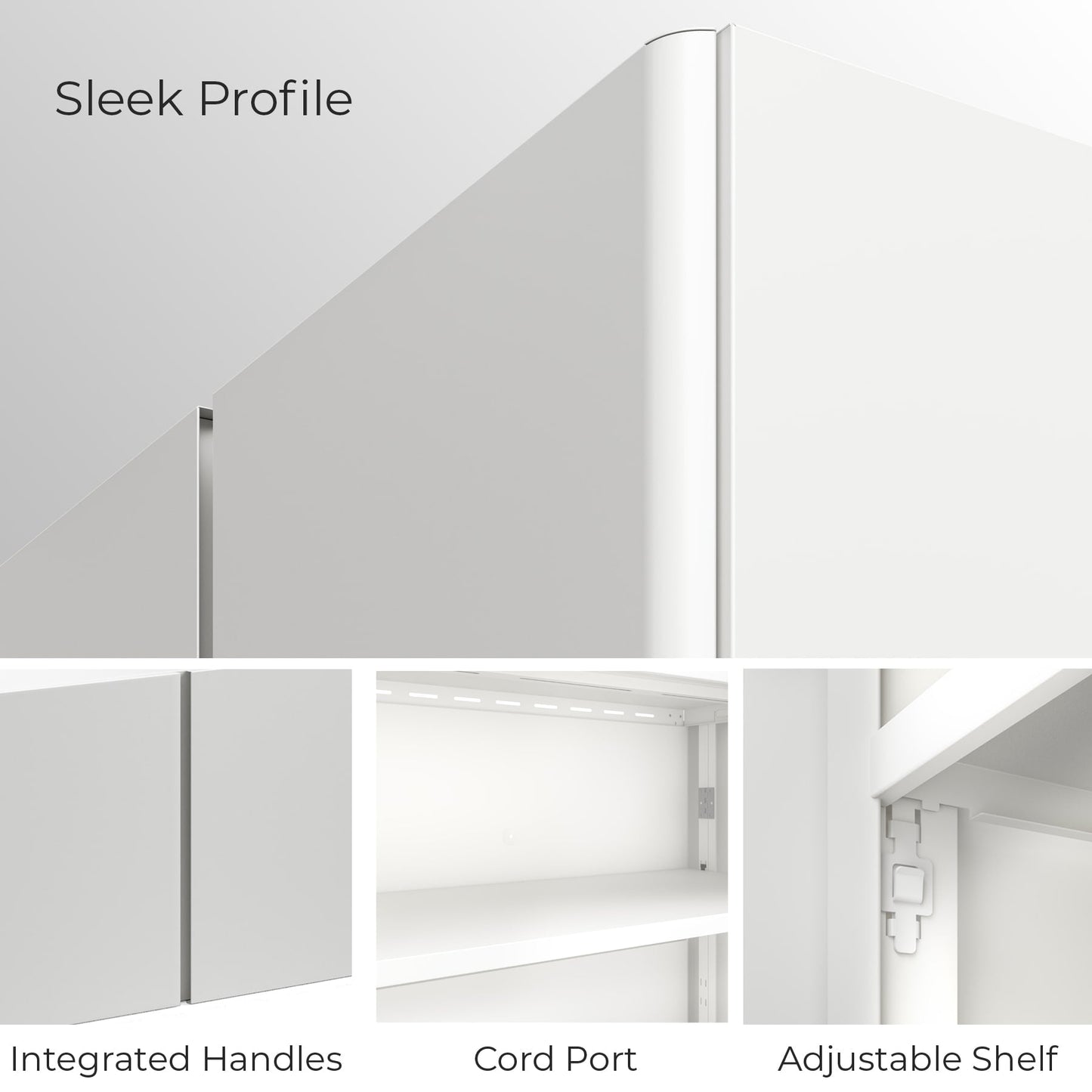 Everest 36-in W x 18-in H Steel Cloud White Wall-mount Utility Storage Cabinet