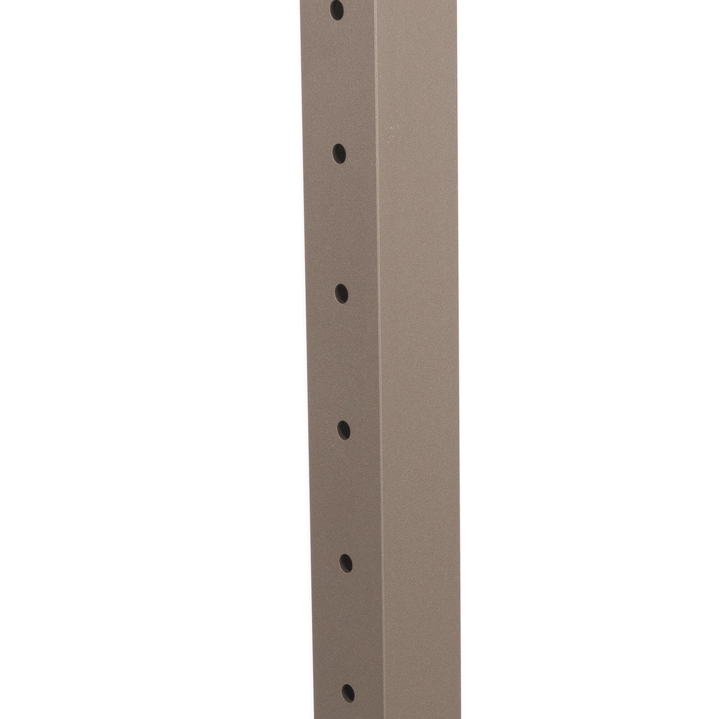 Deckorators Contemporary Cable 2.5-in x 2.5-in x 3-1/2-ft Textured Bronze Aluminum Deck End Post