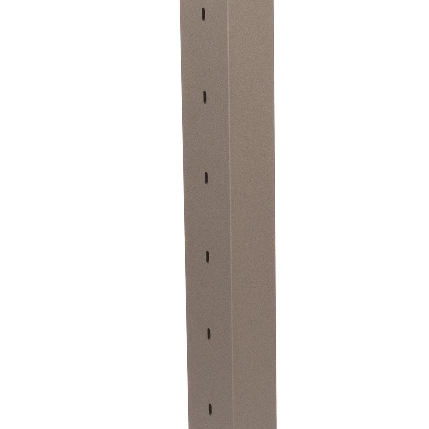 Deckorators Contemporary Cable 2.5-in x 2.5-in x 4-ft Textured Bronze Aluminum Deck Middle Stair Post