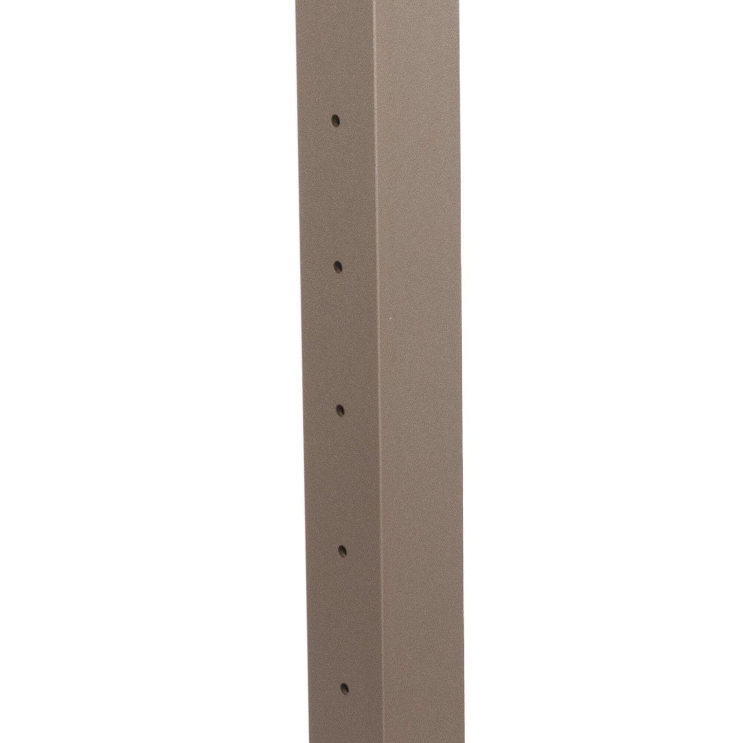 Deckorators Contemporary Cable 2.5-in x 2.5-in x 4-ft Textured Bronze Aluminum Deck Bottom Stair Post