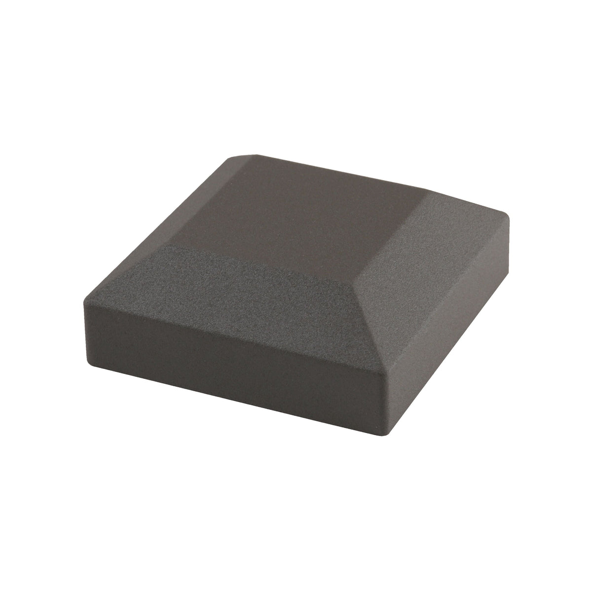 Deckorators Rapid Rail 2.5-in x 2.5-in x 4-1/2-ft Matte Black Aluminum Deck Bottom Stair Post