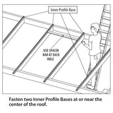 Sunscape 0.274-ft x 8-ft Corrugated Silver Polycarbonate Roof Panel