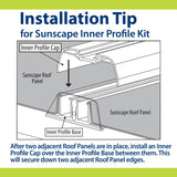Sunscape 0.274-ft x 8-ft Corrugated Silver Polycarbonate Roof Panel