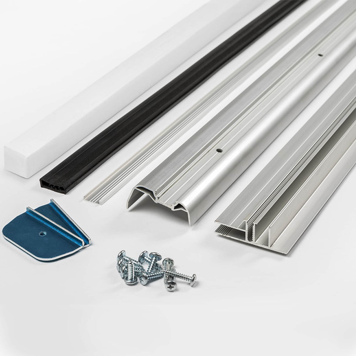 Sunscape 0.274-ft W x 8-ft L Corrugated Silver Polycarbonate Roof Panel
