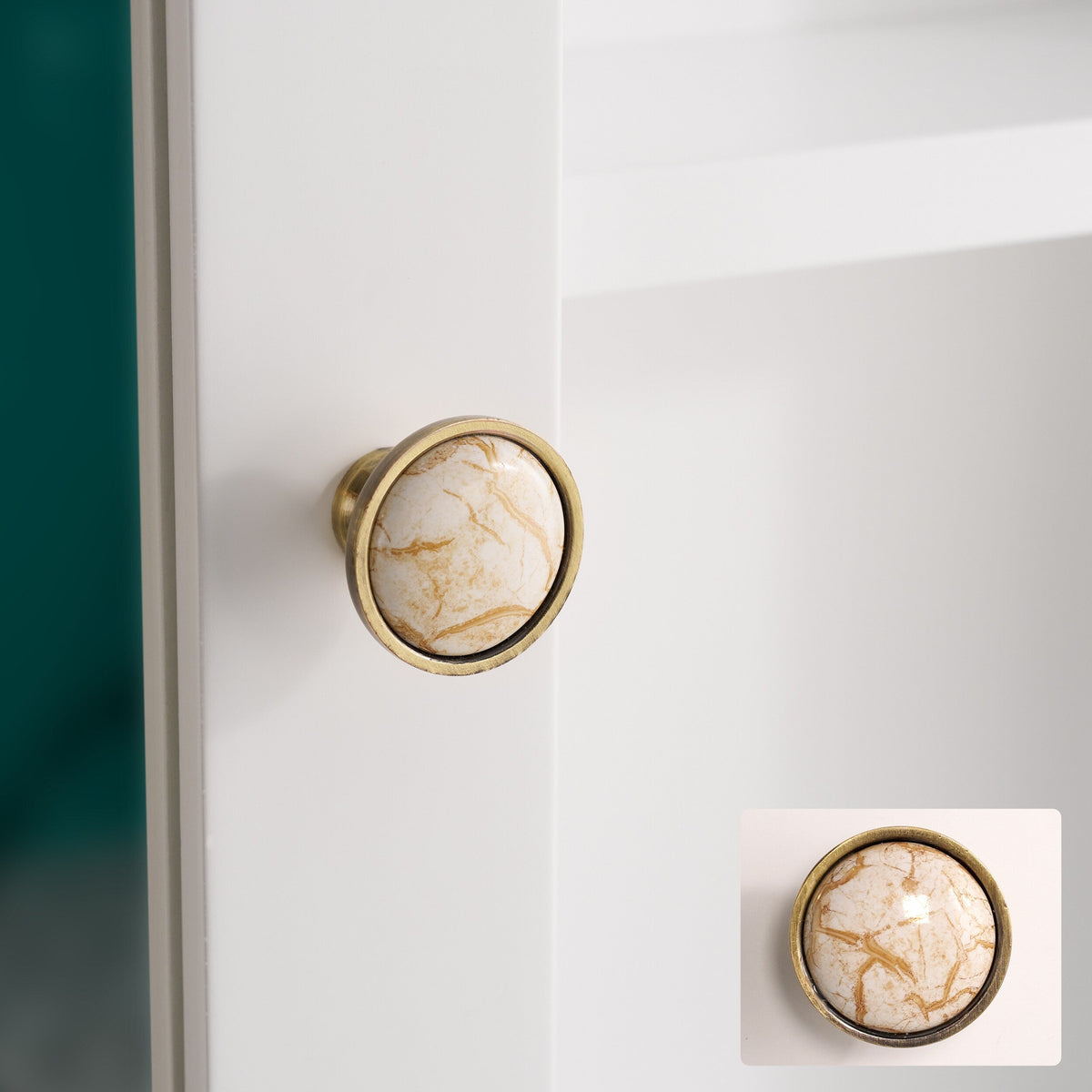 Forclover Solid Wood 36-in x 30-in Lighted Surface Mount White Mirrored Soft Close Medicine Cabinet