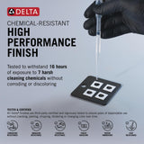 Delta Windemere Oil-Rubbed Bronze 2-Handle Widespread WaterSense Bathroom Sink Faucet with Drain