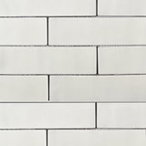 Elida Ceramica Harmony White Subway 12-in x 15-in Glazed Ceramic Brick Mosaic Wall Tile