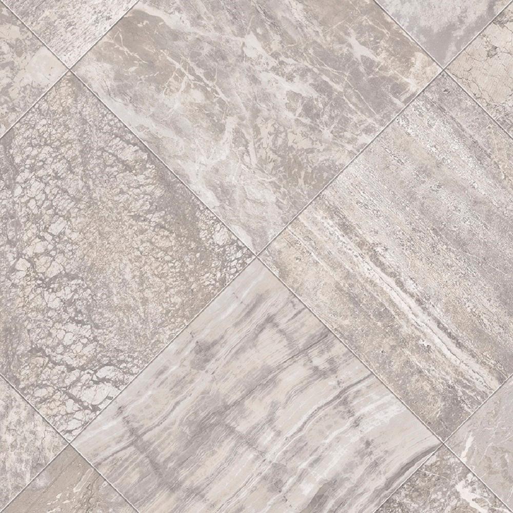 Lifeproof Diagonal Slate Residential/Light Commercial Vinyl Sheet, Sold by 12 ft. Wide x Custom Length