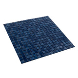 Apollo Tile Skosh Navy Blue 11-1/2-in x 11-1/2-in Glossy Glass Uniform Squares Floor and Wall Tile (18.69-sq. ft/ Carton)
