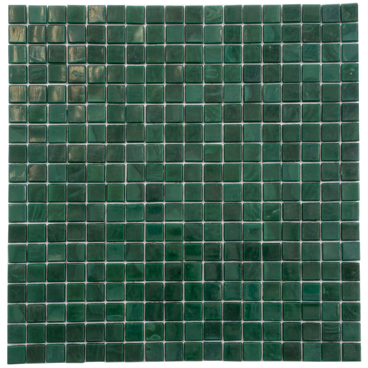 Apollo Tile Skosh Bottle Green 11-1/2-in x 11-1/2-in Glossy Glass Uniform Squares Floor and Wall Tile (18.69-sq. ft/ Carton)