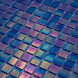 Apollo Tile Nacreous Royal Blue 12-in x 12-in Glossy Glass Uniform Squares Floor and Wall Tile (20-sq. ft/ Carton)