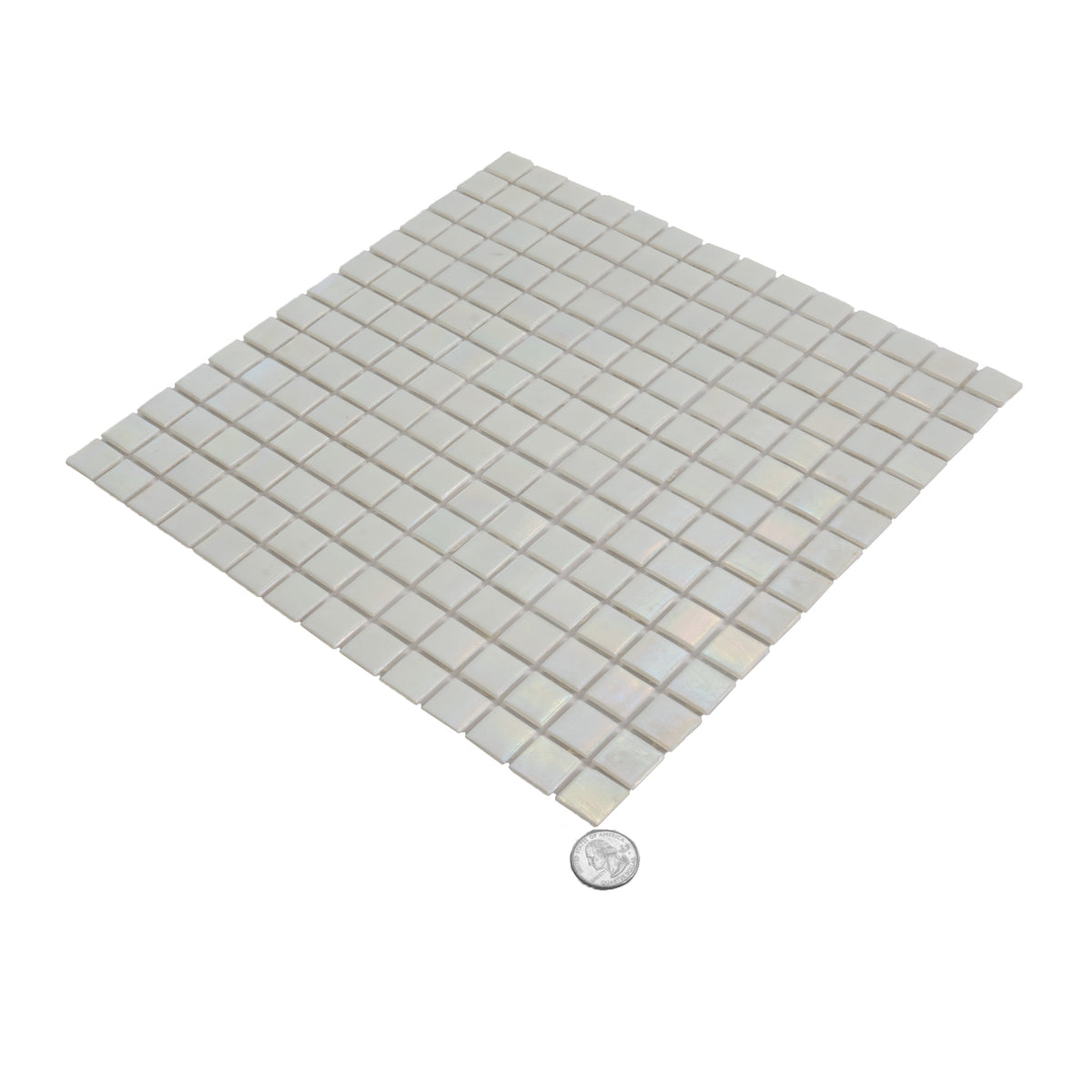 Apollo Tile Nacreous White 12-in x 12-in Glossy Glass Uniform Squares Floor and Wall Tile (20-sq. ft/ Carton)