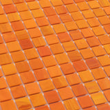 Apollo Tile Dune Fire Orange 12-in x 12-in Glossy Glass Uniform Squares Floor and Wall Tile (20-sq. ft/ Carton)
