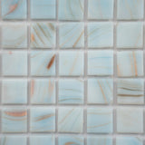 Apollo Tile Celestial Pastel Blue 12-in x 12-in Glossy Glass Uniform Squares Floor and Wall Tile (20-sq. ft/ Carton)