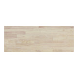 Damerin White Wood Base with Wood Top Rolling Kitchen Island (18.13-in x 60.5-in x 36.75-in)
