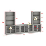 FUFU&GAGA Modern/Contemporary Gray Tv Cabinet (Accommodates TVs up to 56-in)