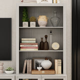 FUFU&GAGA Modern/Contemporary Gray Tv Cabinet (Accommodates TVs up to 56-in)