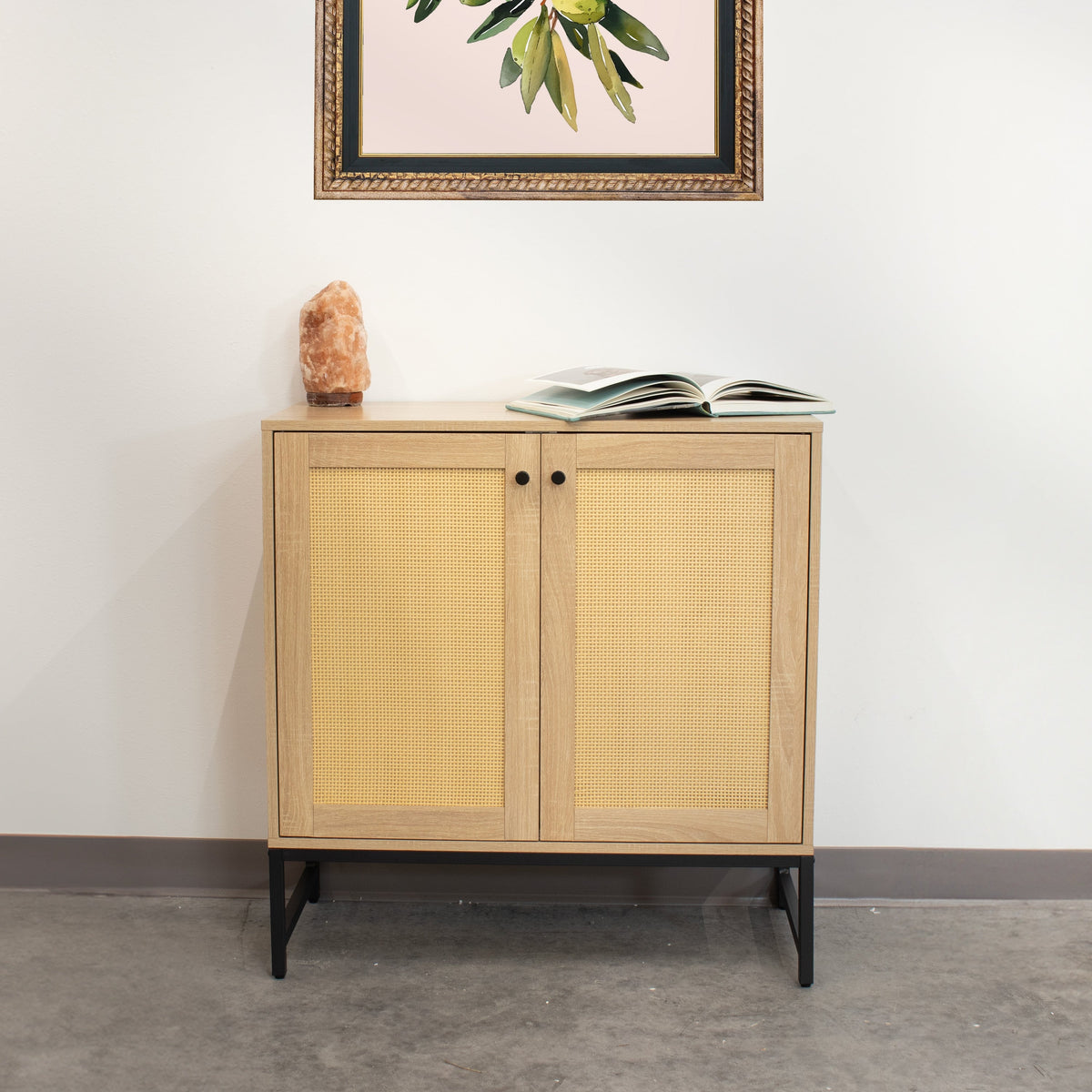 Sunnydaze Decor Brown 1-Shelf Office Cabinet