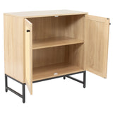 Sunnydaze Decor Brown 1-Shelf Office Cabinet