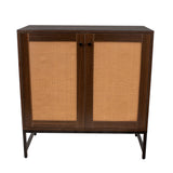 Sunnydaze Decor Brown 1-Shelf Office Cabinet