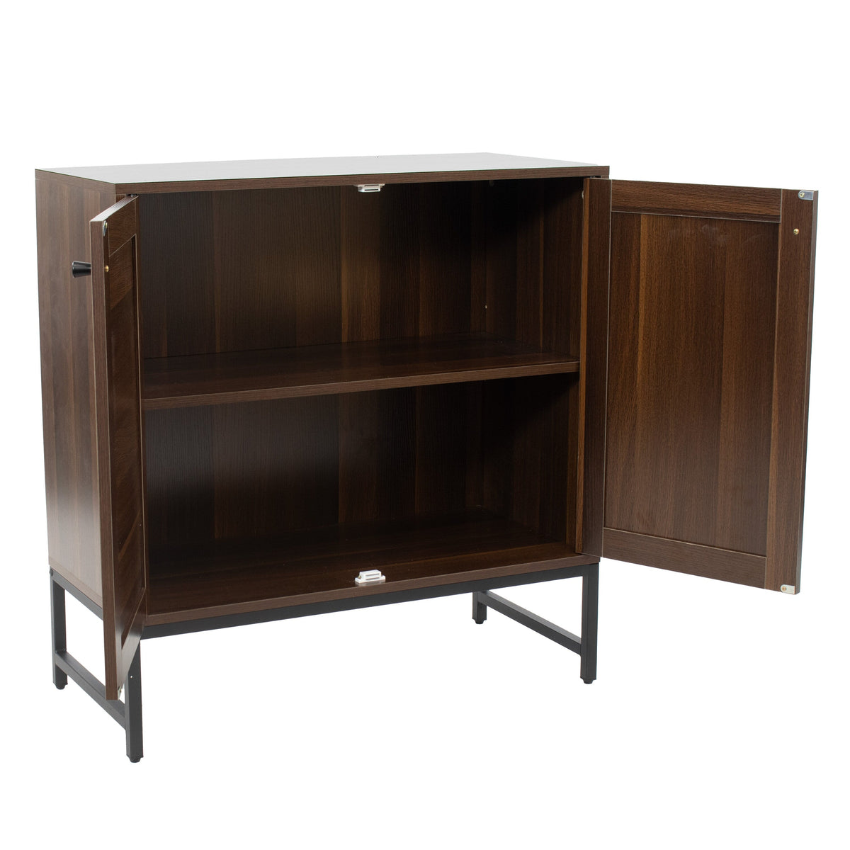 Sunnydaze Decor Brown 1-Shelf Office Cabinet