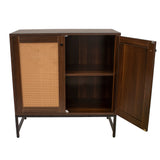 Sunnydaze Decor Brown 1-Shelf Office Cabinet