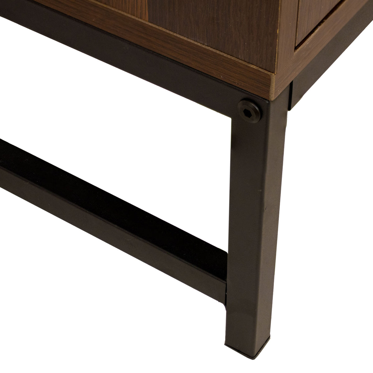 Sunnydaze Decor Brown 1-Shelf Office Cabinet