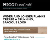 Pergo DuraCraft Seville Oak 59" Waterproof Vinyl Plank Flooring 23.39 sq ft/Carton