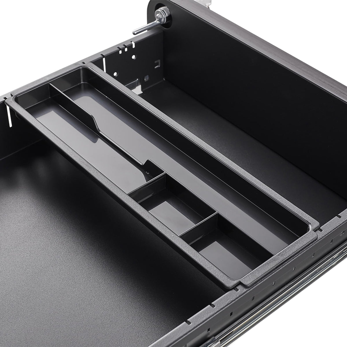 SINOFURN Black 3-Drawer 15.8-in File Cabinet