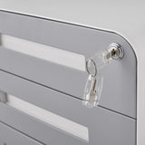 SINOFURN White+Gray 3-Drawer 15.8-in File Cabinet