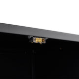 SINOFURN Black 2-Drawer 19.7-in File Cabinet