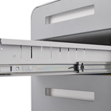 SINOFURN White+Gray 3-Drawer 15.8-in File Cabinet