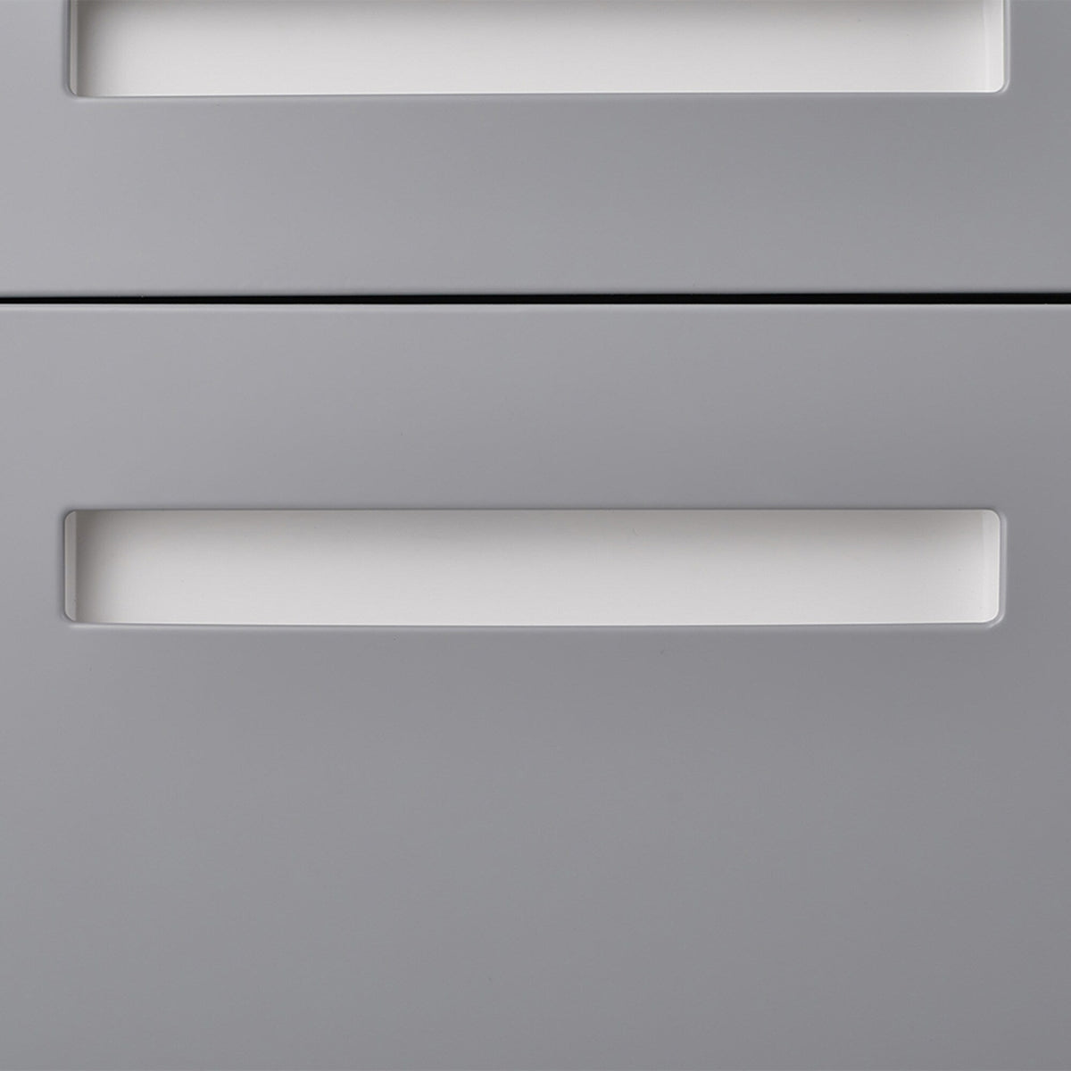 SINOFURN White+Gray 3-Drawer 15.8-in File Cabinet
