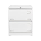 SINOFURN White 2-Drawer 23.6-in File Cabinet