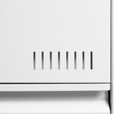 SINOFURN White 2-Drawer 23.6-in File Cabinet