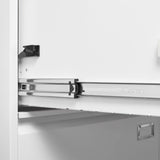 SINOFURN White 2-Drawer 23.6-in File Cabinet
