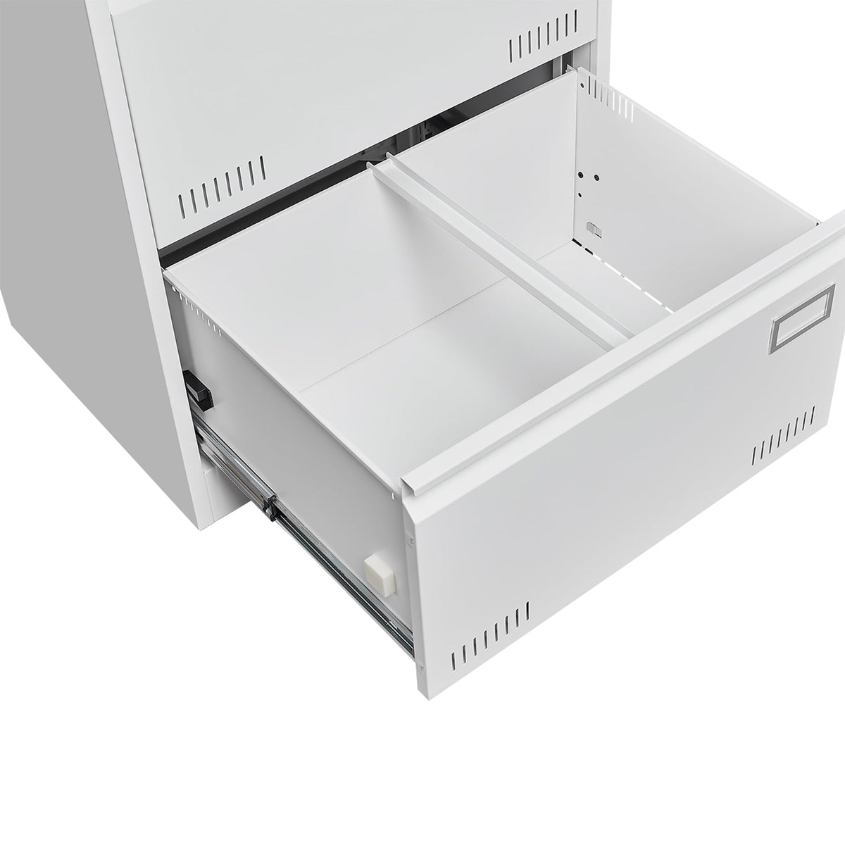 SINOFURN White 2-Drawer 23.6-in File Cabinet