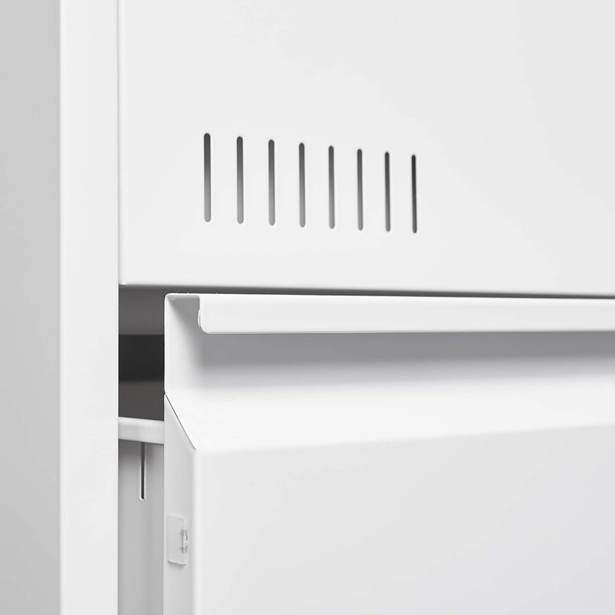SINOFURN White 2-Drawer 23.6-in File Cabinet
