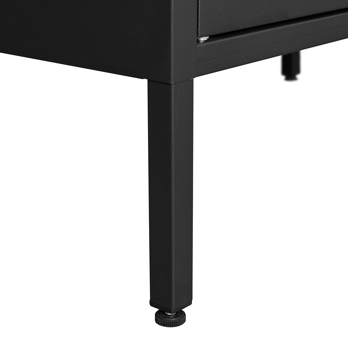 SINOFURN Black 25.6-in File Cabinet