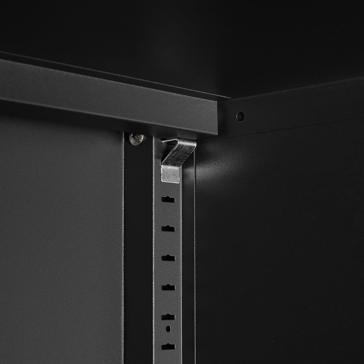 SINOFURN Black 25.6-in File Cabinet