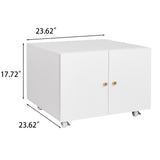 SINOFURN White 23.6-in File Cabinet