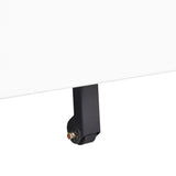 SINOFURN White 3-Drawer 15.4-in File Cabinet