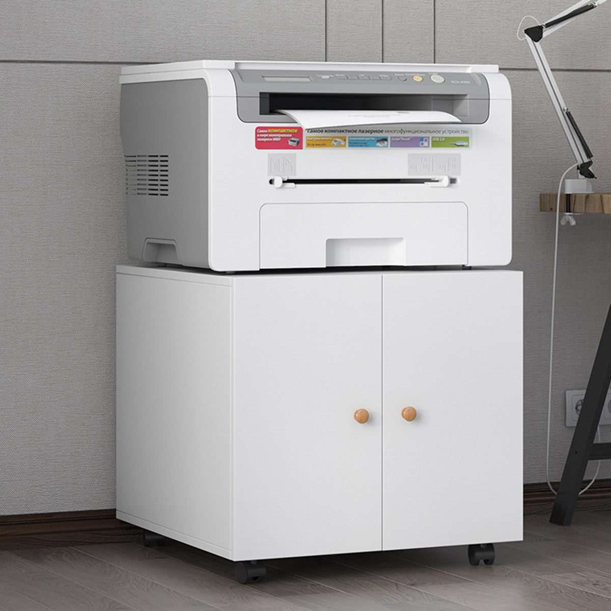 SINOFURN White 23.6-in File Cabinet