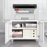 SINOFURN White 23.6-in File Cabinet