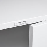 SINOFURN White 23.6-in File Cabinet