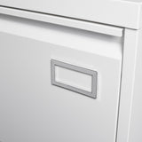 SINOFURN White 3-Drawer 23.6-in File Cabinet