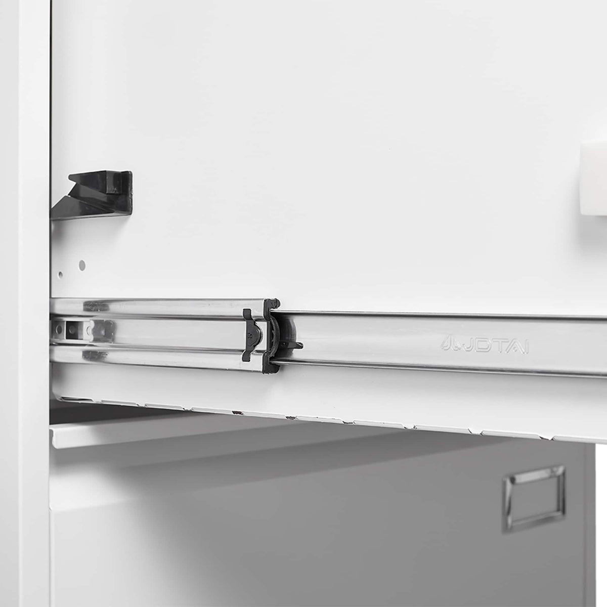 SINOFURN White 3-Drawer 23.6-in File Cabinet
