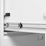 SINOFURN White 3-Drawer 23.6-in File Cabinet