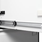 SINOFURN Black+White 3-Drawer 23.6-in File Cabinet