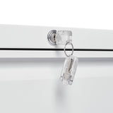 SINOFURN White 3-Drawer 23.6-in File Cabinet